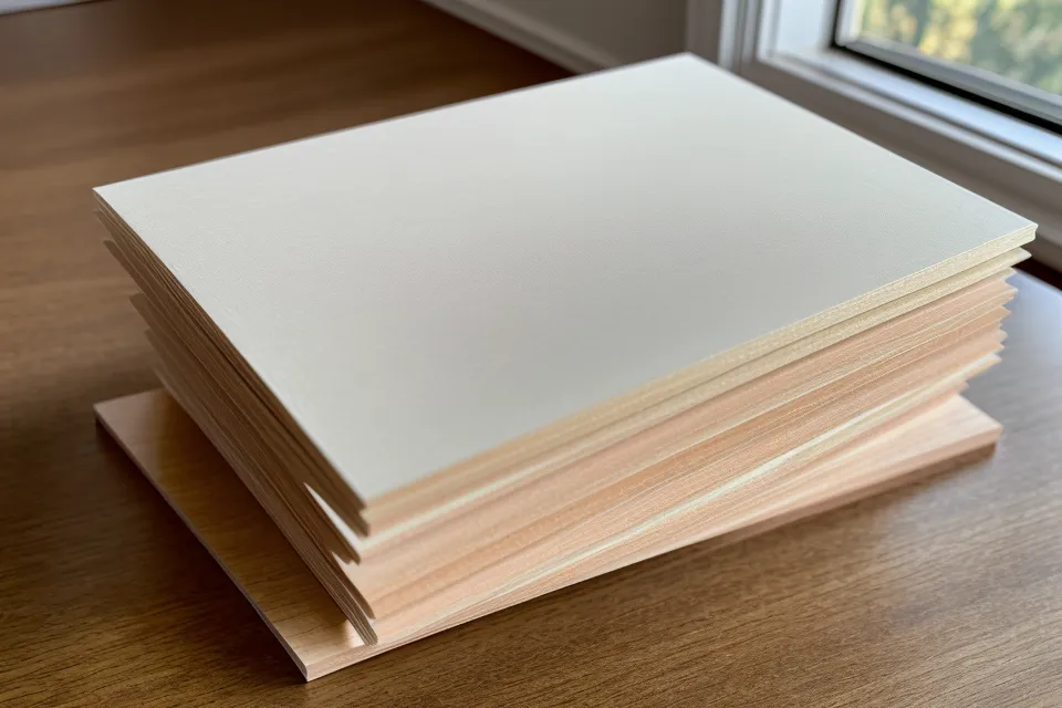 A stack of printed soulmate sketches on a dining table, part of my personal breakup-recovery comparison experiment