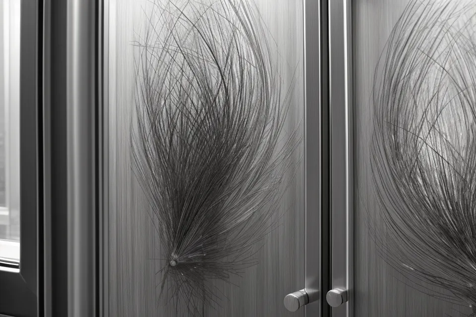 Two psychic soulmate sketches pinned to a kitchen refrigerator for a side-by-side comparison