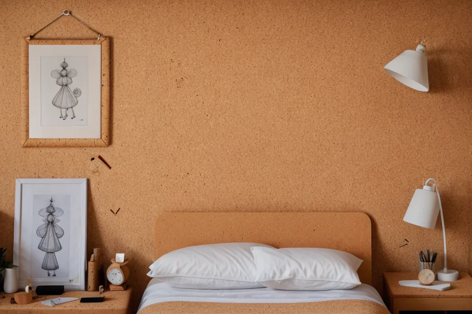 A collection of different soulmate sketches pinned to a cozy vision board